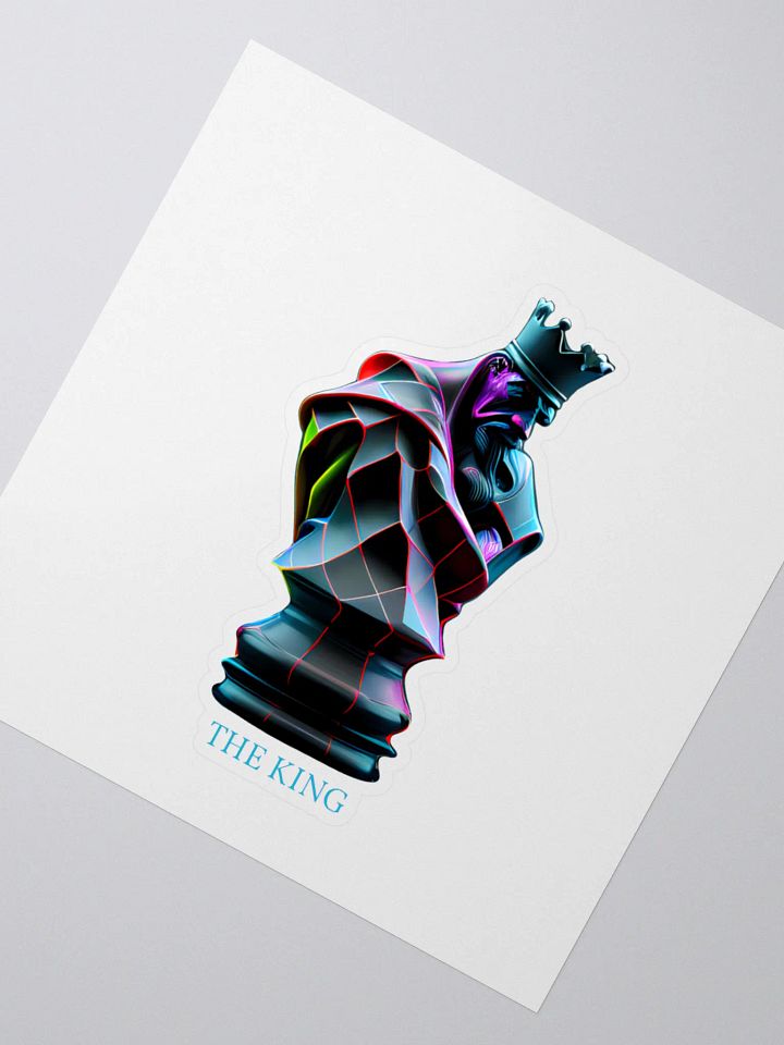 Regal King Chess Piece Sticker product image (2)