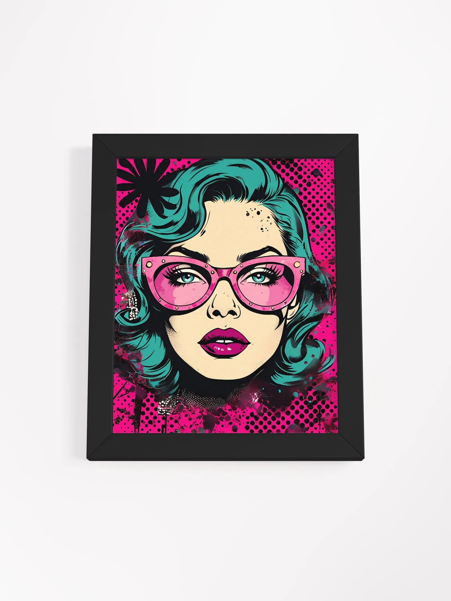 Turquoise Dream Pop Art Poster product image (2)