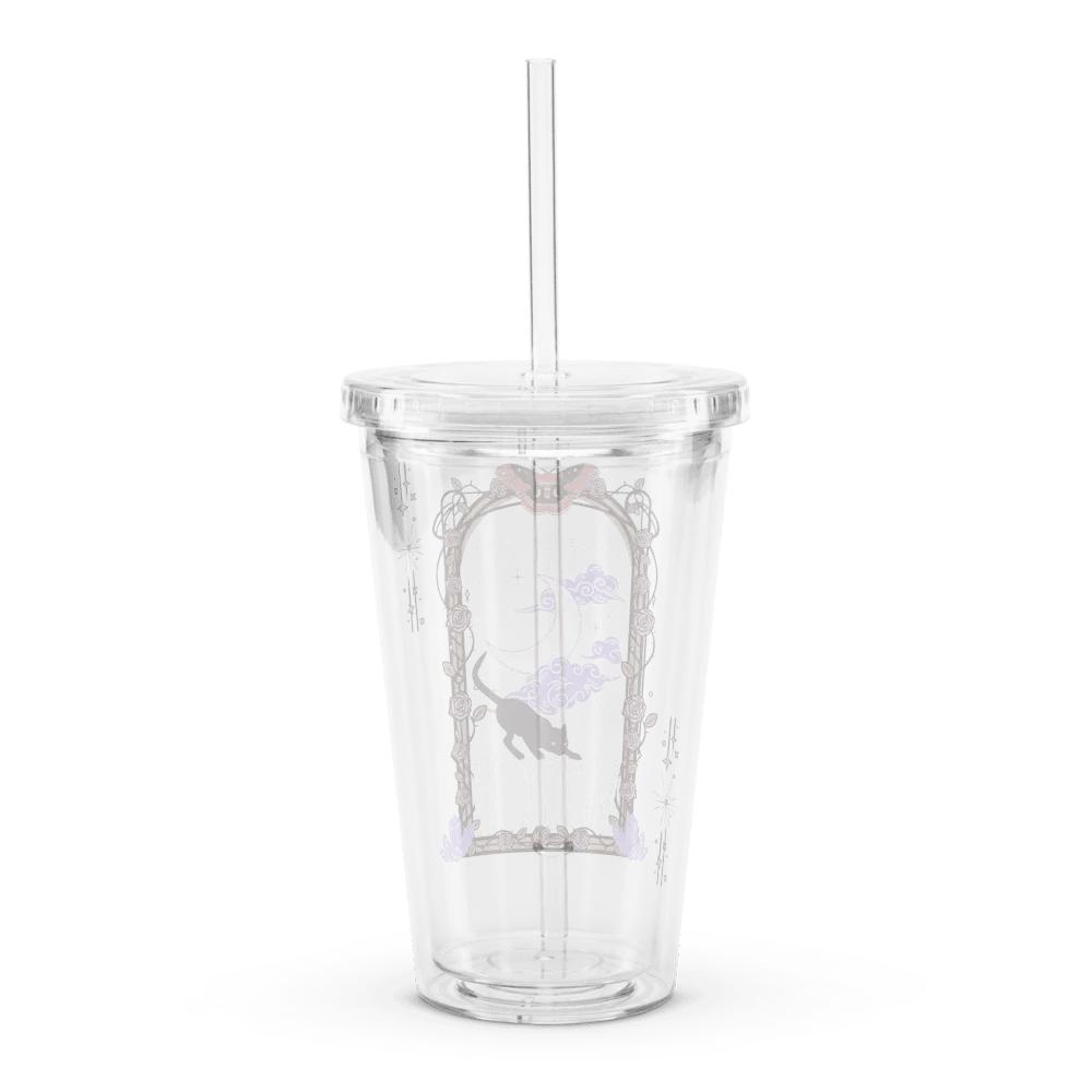 Hour of the Witch clear water tumbler[white text] product image (2)