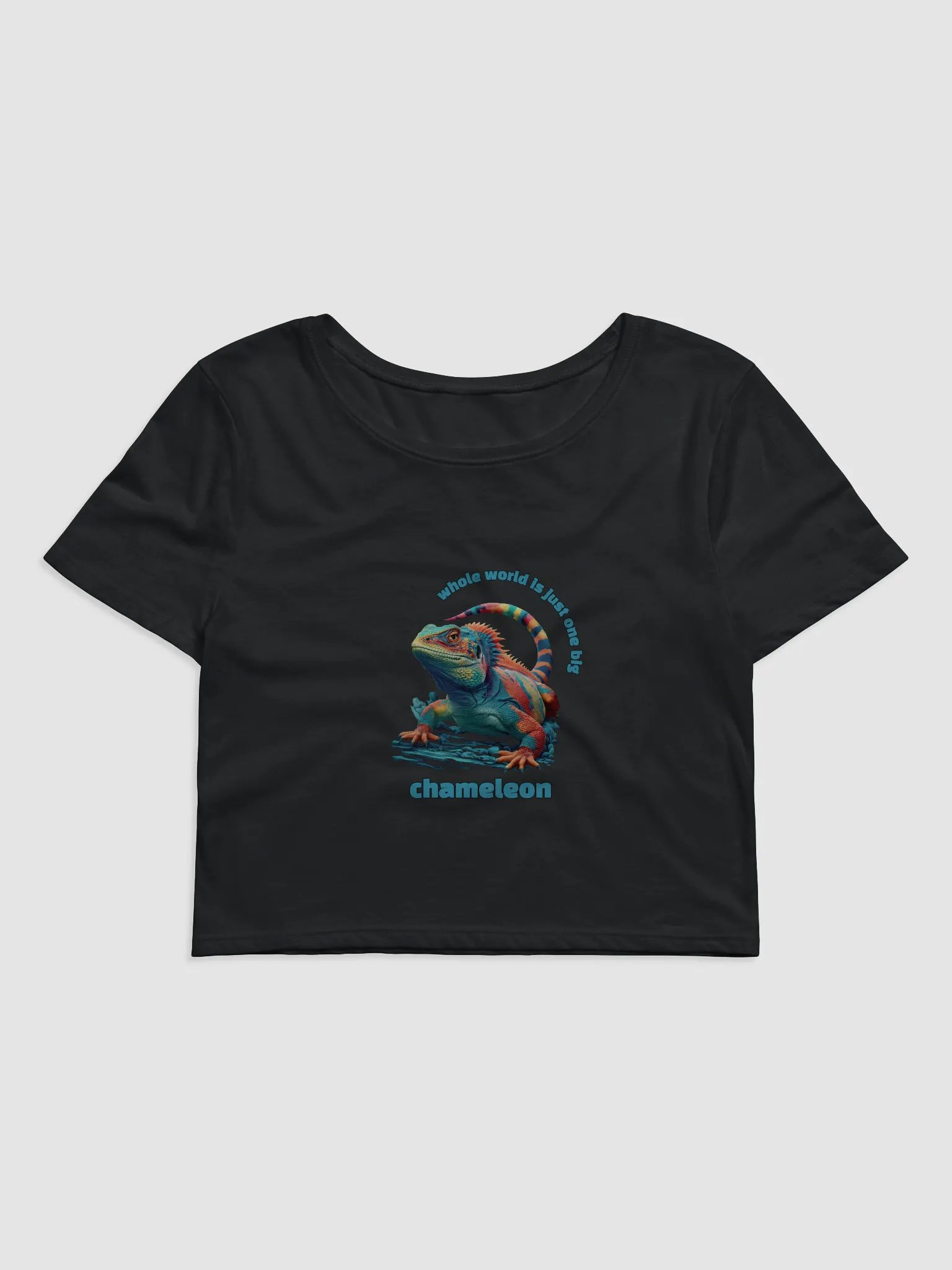 World of Chameleons - Women's Crop Tee product image (3)