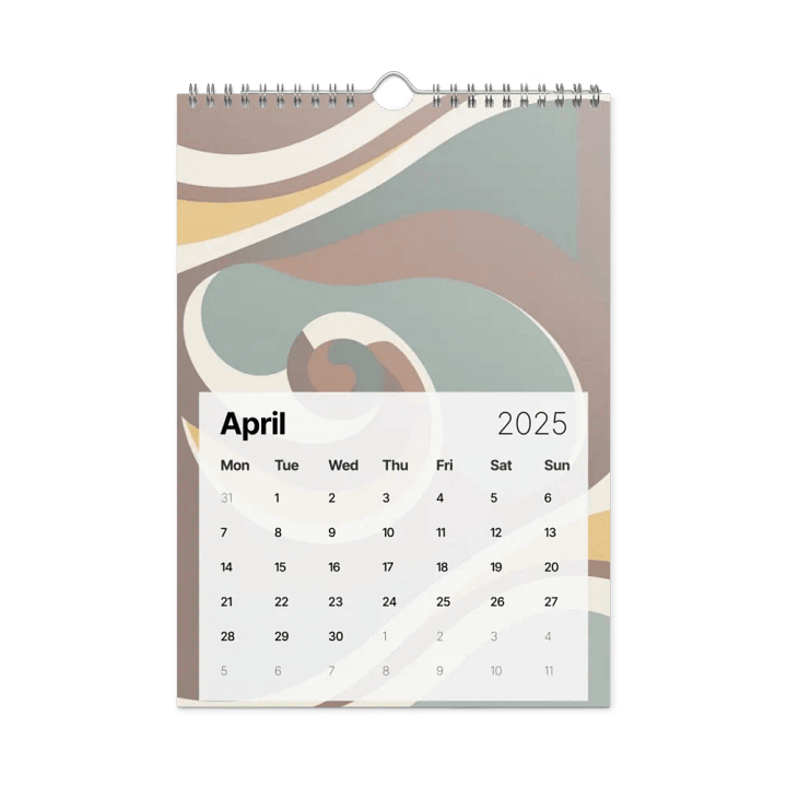 ART ABSTRACT CALENDAR WALL product image (1)