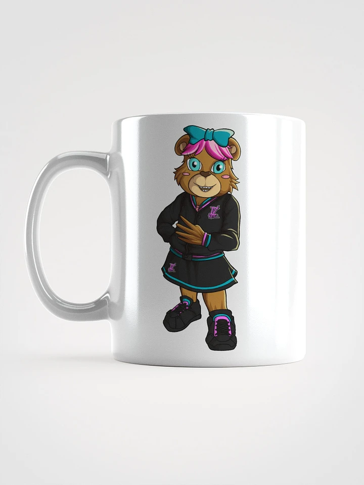 Standing Girl Bear White Coffee Cup product image (1)