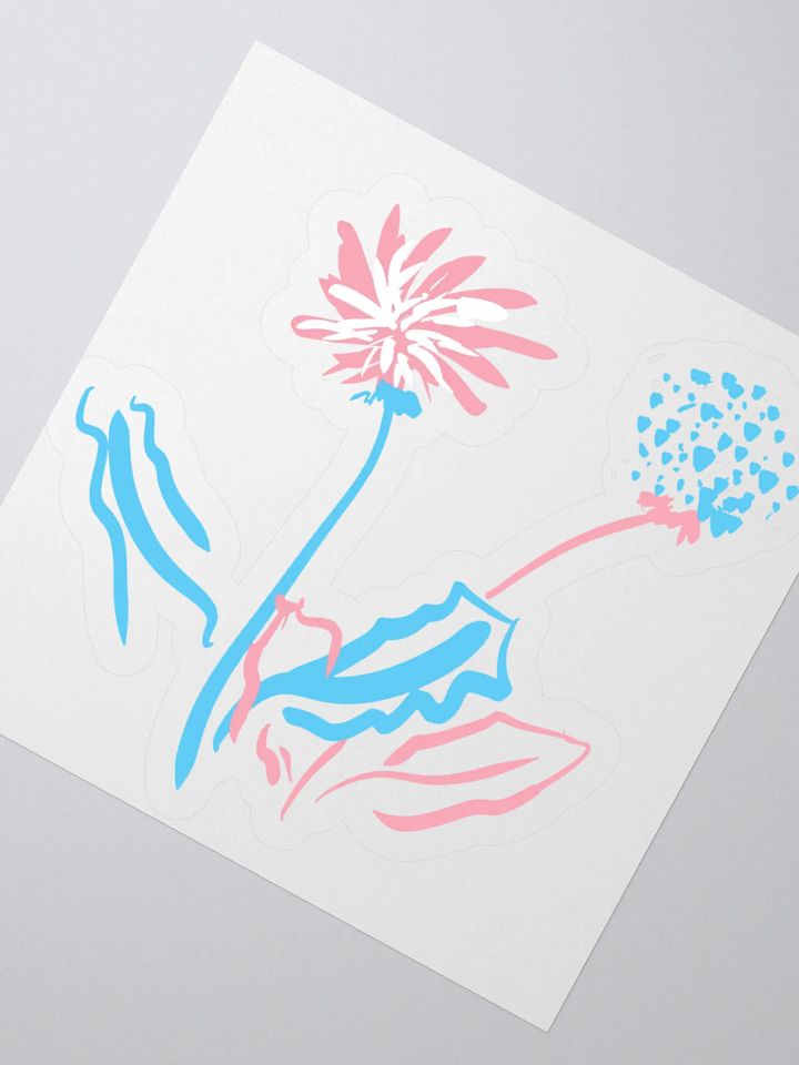 Trans Dandelions Sticker product image (2)