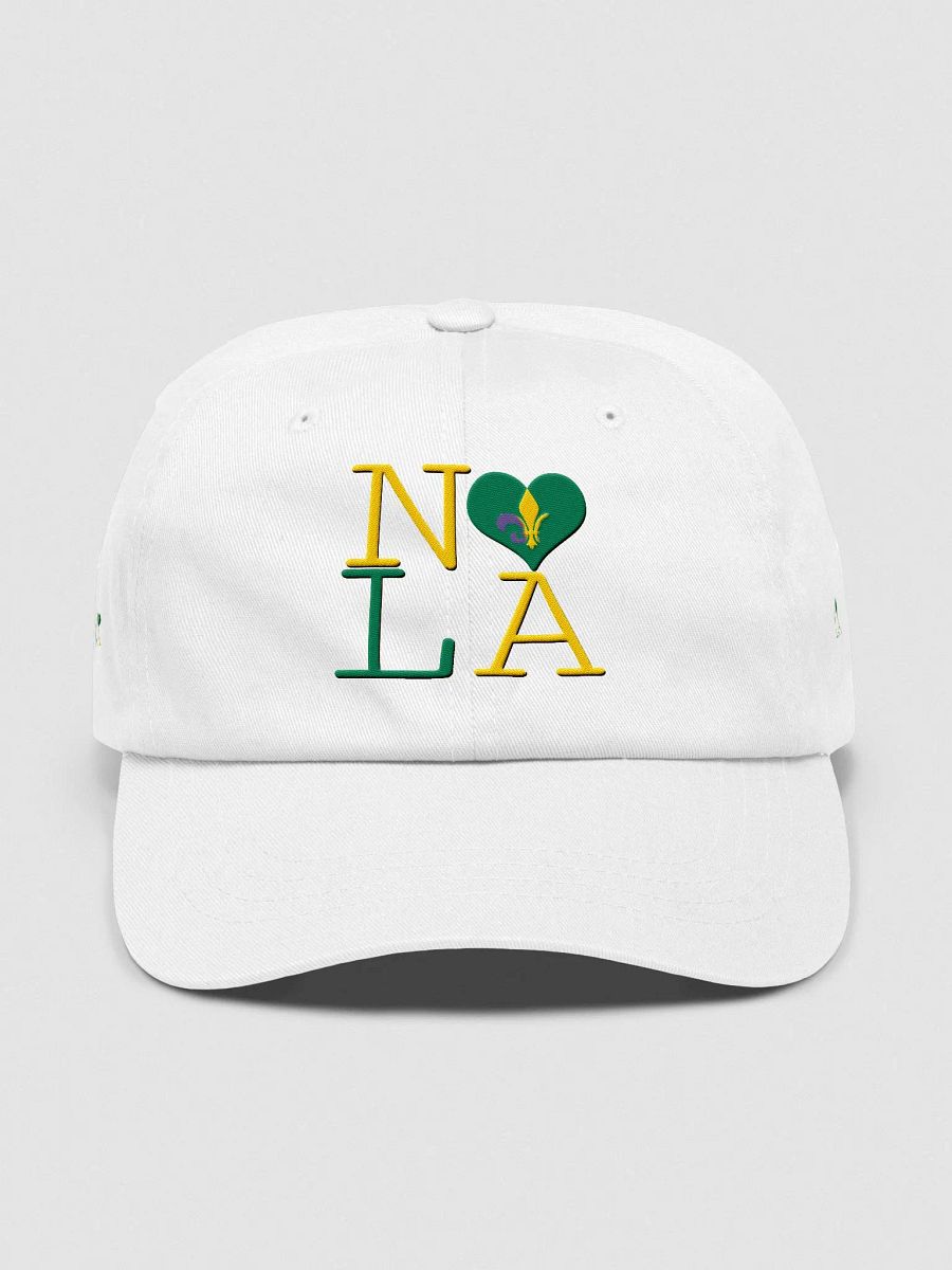 I LOVE NOLA **EMBROIDERED CAP BIGSHOT LOGO** (MARDI GRAS 2) product image (1)