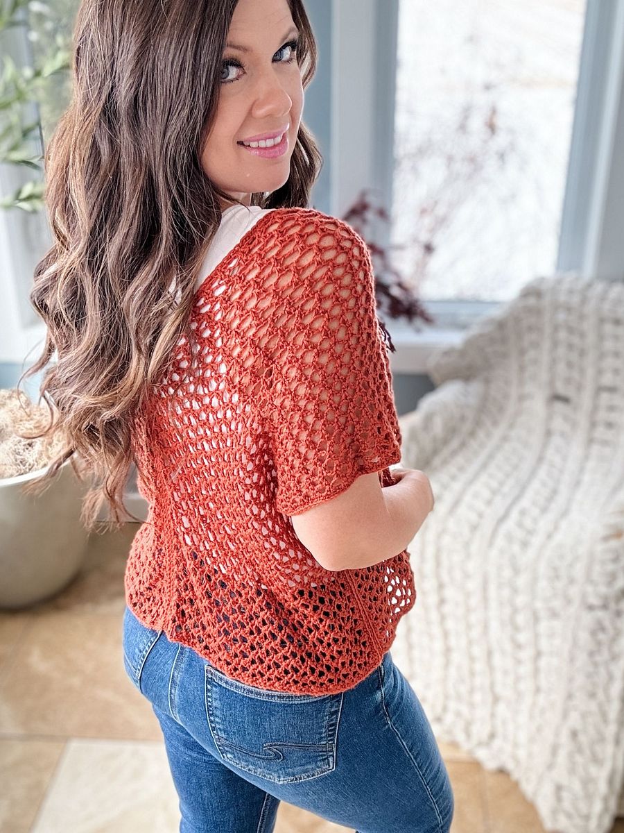 Rusty Road Crop Top Crochet Pattern product image (2)