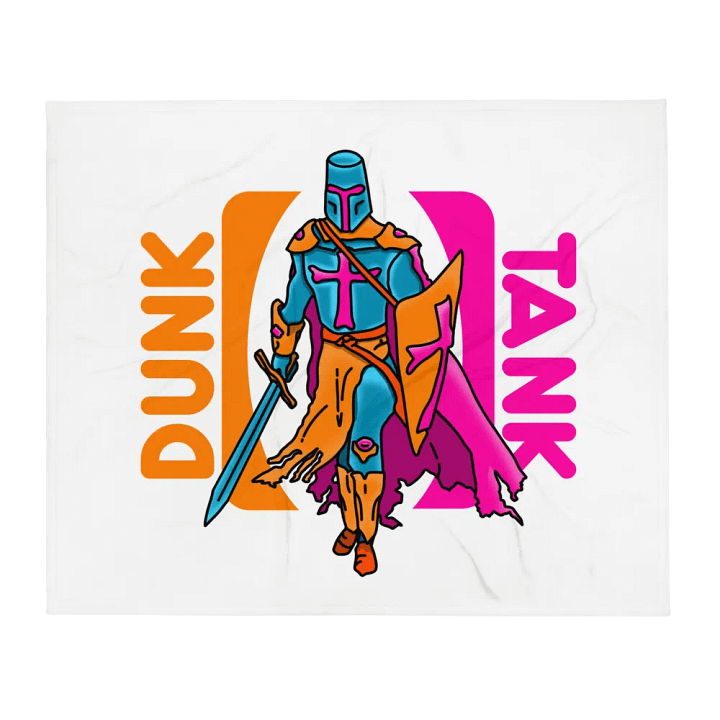 Dunk Tank Logo Minky Blanket product image (1)
