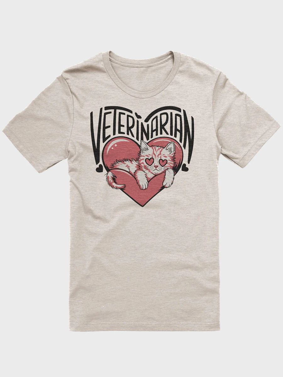 Heart-Eyed Cat Veterinarian T-Shirt product image (2)