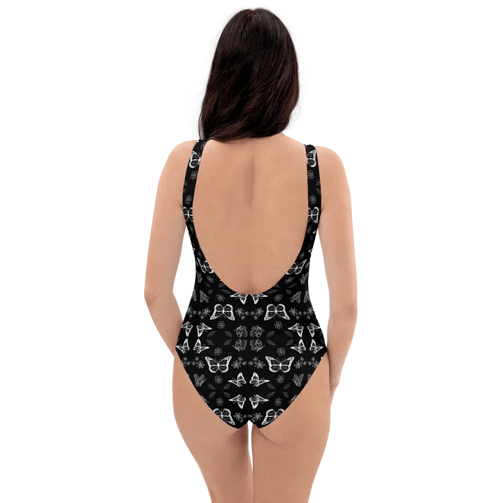 Black And White Butterfly Swimsuit product image (2)