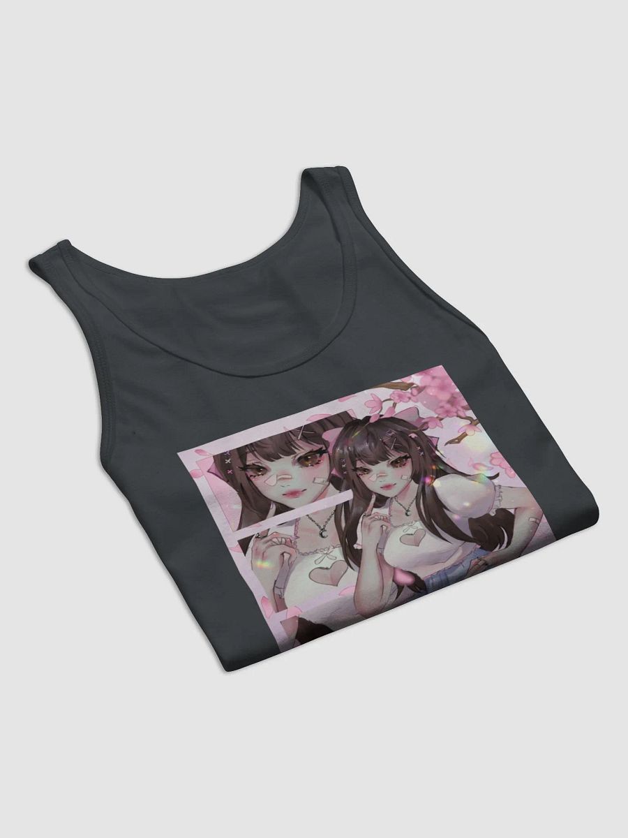 hime blossoms - men's distressed tank top ❀ product image (4)