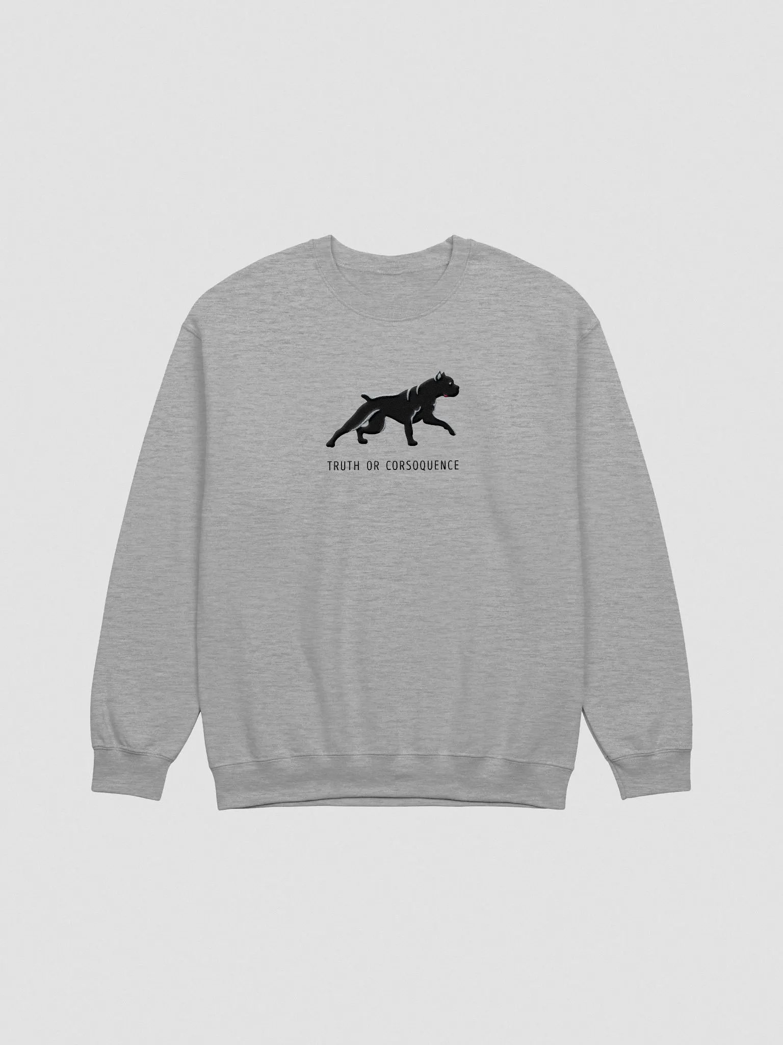 Truth or Corsoquence Sweatshirt (Embroidered) of a Cane Corso product image (4)