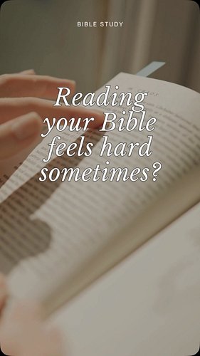Normalize not feeling super spiritual every time you open your Bible. God is still working. #fyp
#reelschristiancommunity
#re...