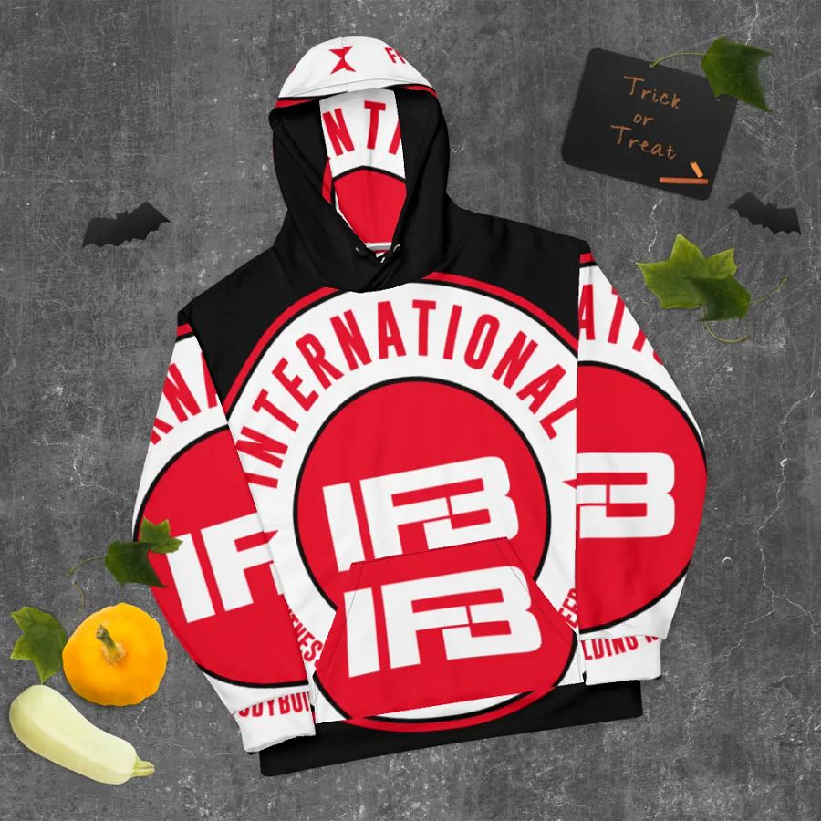 IFBNewsfeed.Org's All-Over Print Recycled Unisex Hoodie product image (9)