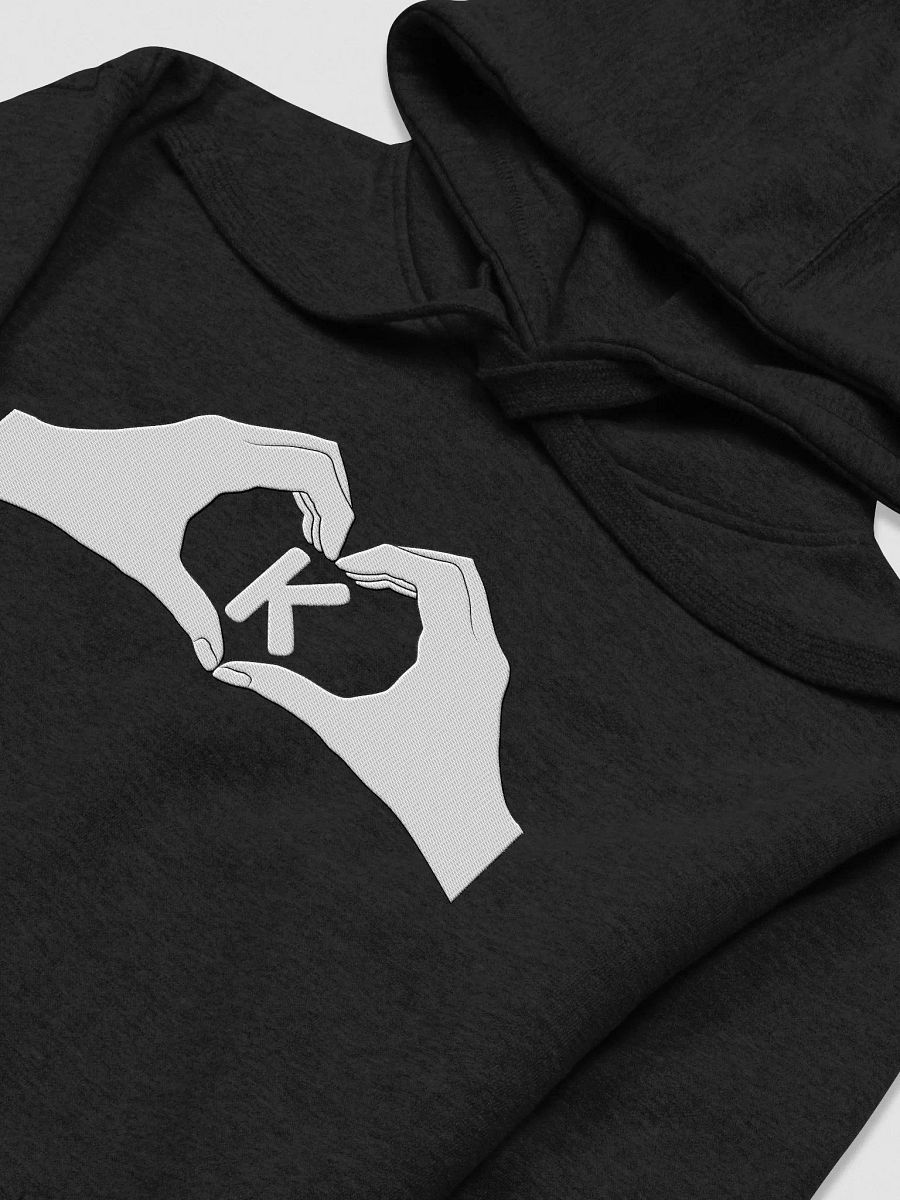 Heartfelt Love "K" Embroidered Unisex Premium Hoodie product image (3)