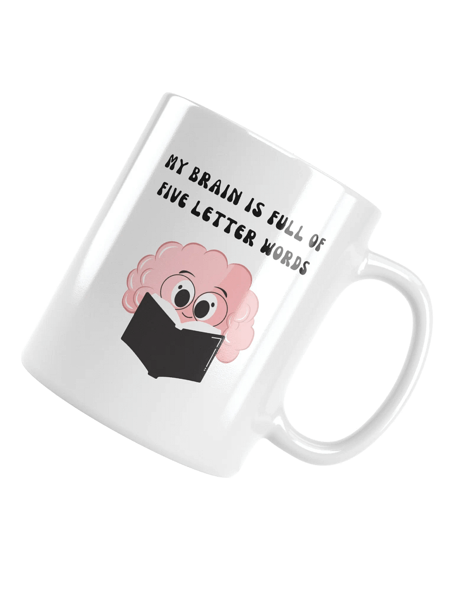 My Brain is full of Five Letter Words Mug product image (11)