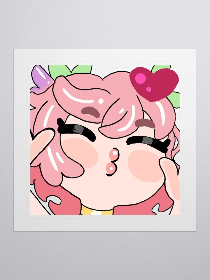 Squished Smooch Emote Sticker product image (1)