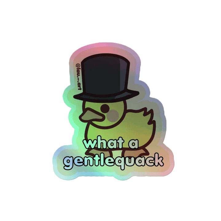 Gentlequack - Sticker product image (2)