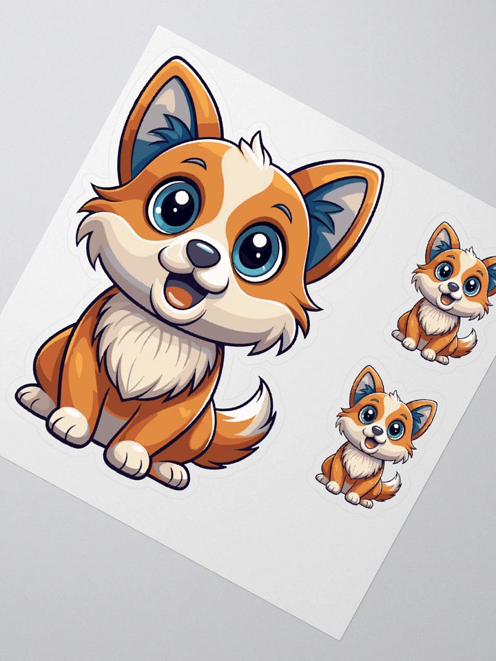 Cute Cartoon Dog 9 , Sticker product image (6)