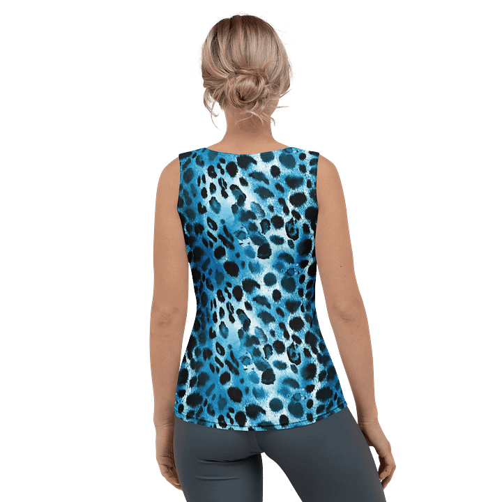 Blue Leopard Tank Top product image (2)