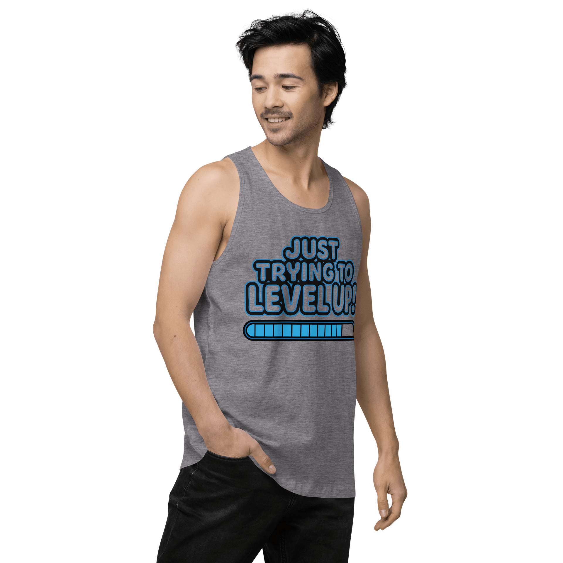 'Leveling Up' Men's Tank Top product image (3)