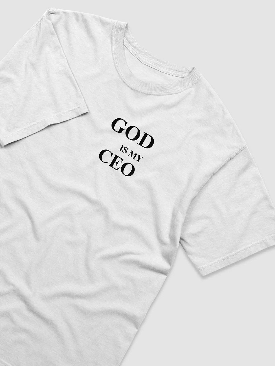 GOD IS MY CEO T-SHIRT (BLACK FONT) product image (53)