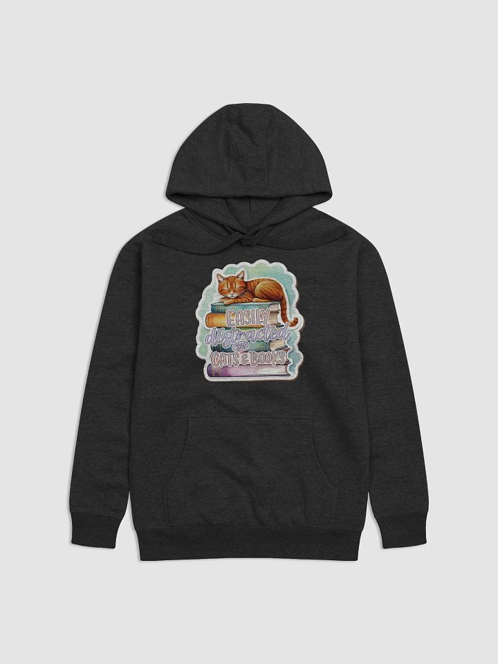 Cozy Cat & Books Hoodie product image (1)