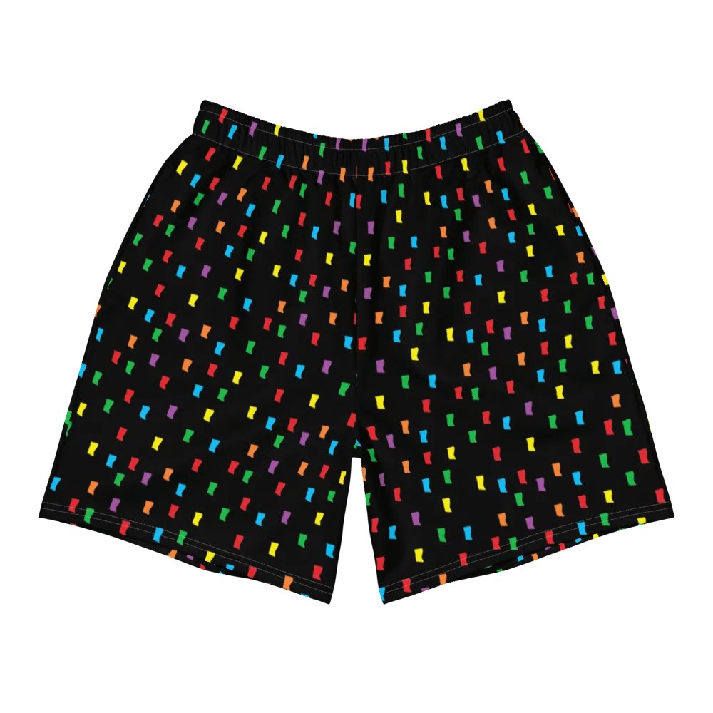 Confetti All-Over Print Athletic Long Shorts product image (11)