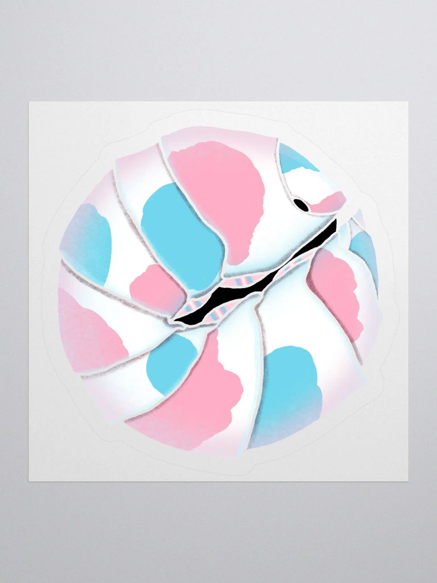 Transgender Isopod Sticker V2 product image (3)