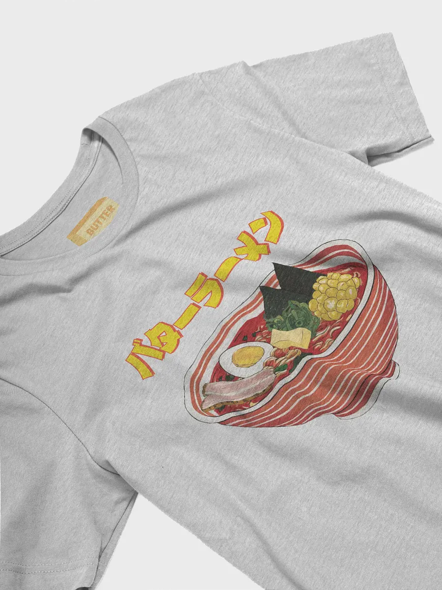 Butter Ramen Japanese Style ukiyo-e Unisex Bella Canvas 3001 T-shirt product image (3)