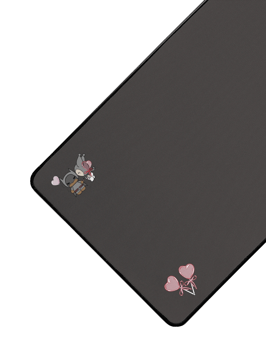 Nala Kissing Kay and Lollipop Heart-bow | 31.5 x 15.5 in Mousepad product image (3)