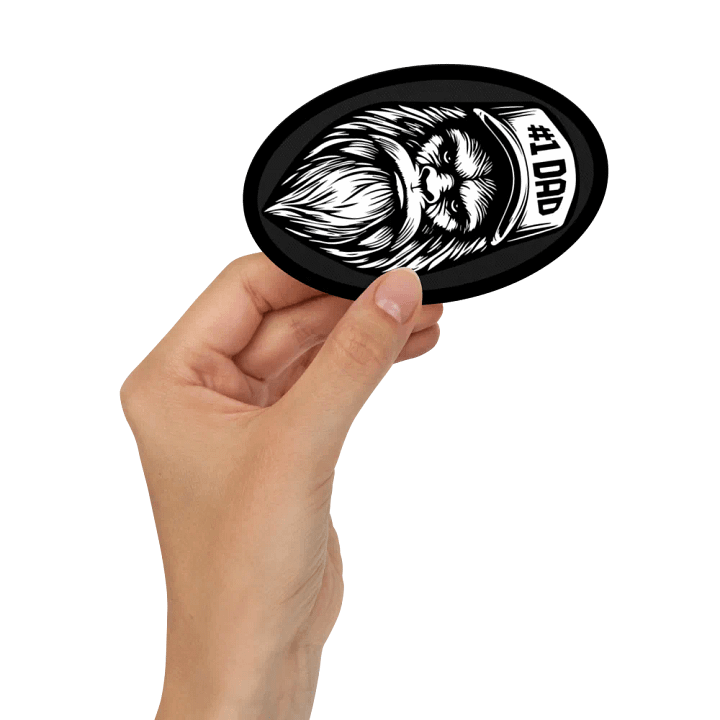 #1 DAD EMBROIDERED PATCH product image (2)