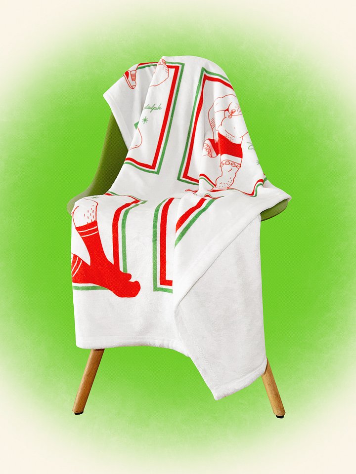 Reindeer Boys Throw Blanket product image (1)