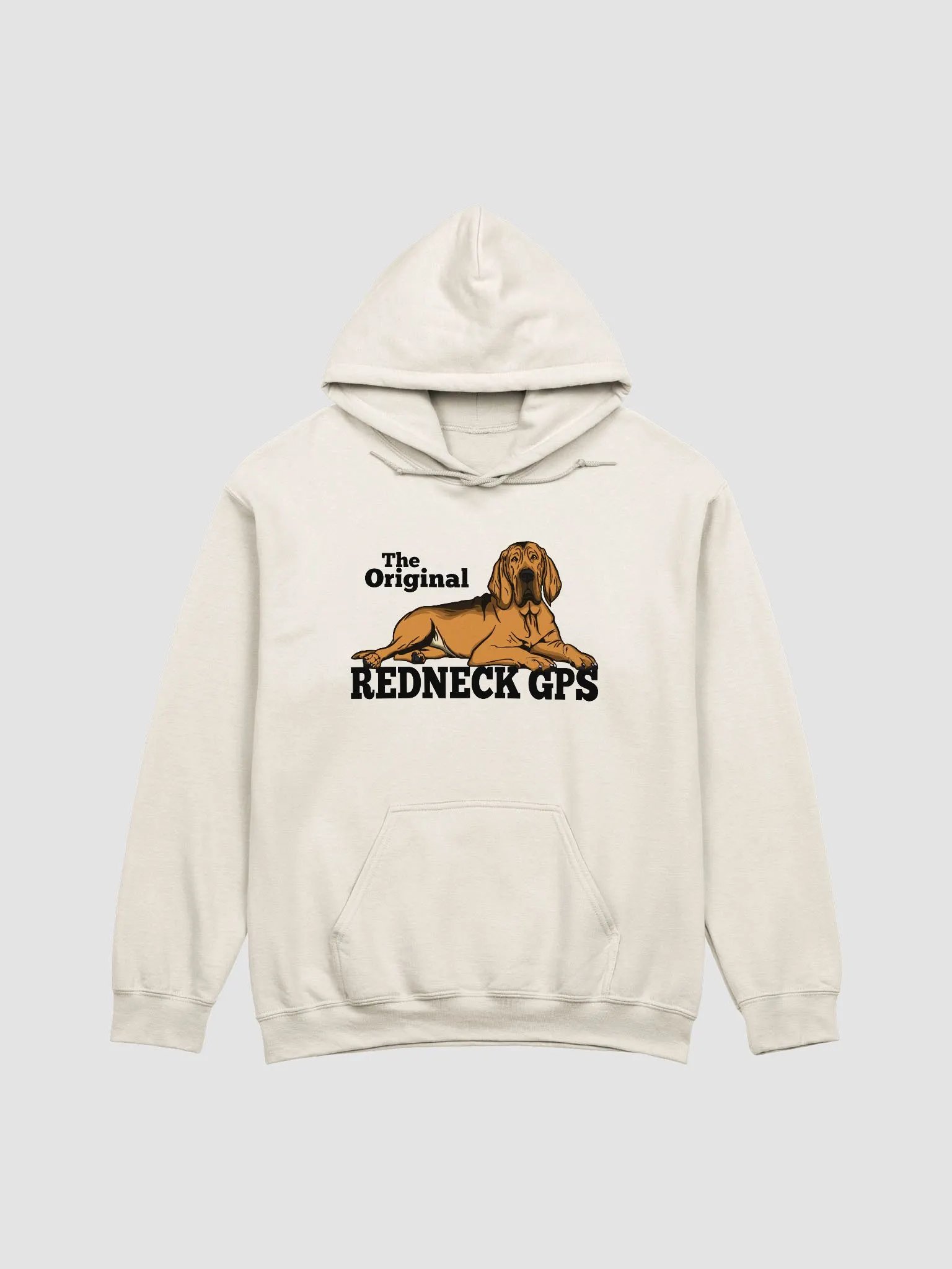 The Original Redneck GPS Hooded Sweatshirt of a Bloodhound | Funny Hoodie for Bloodhound Paw-rents product image (21)