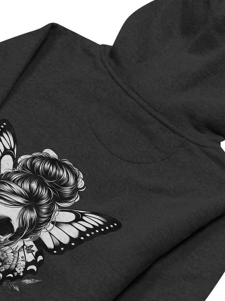 Butterfly Skull Bun - Back Hoodie product image (2)