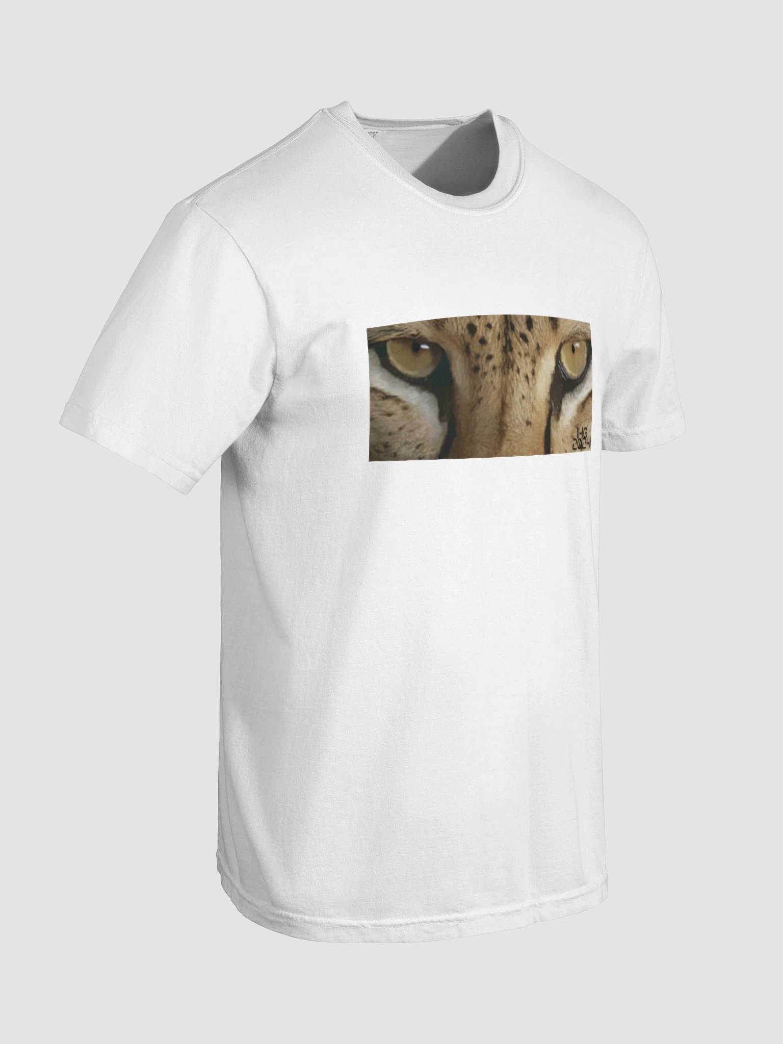 Cheetah Eyes Digital Drawing T-Shirt product image (8)