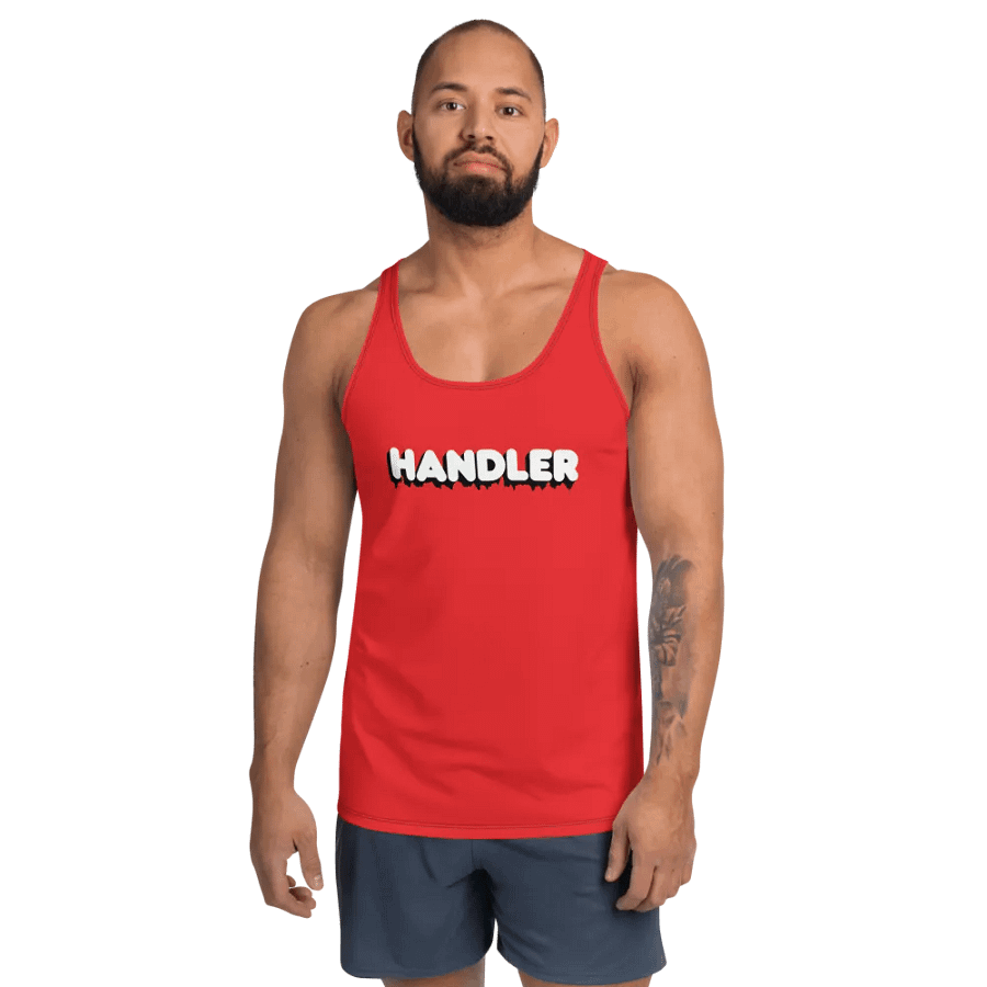 Identity Tank - HANDLER - Red / Black / White product image (3)