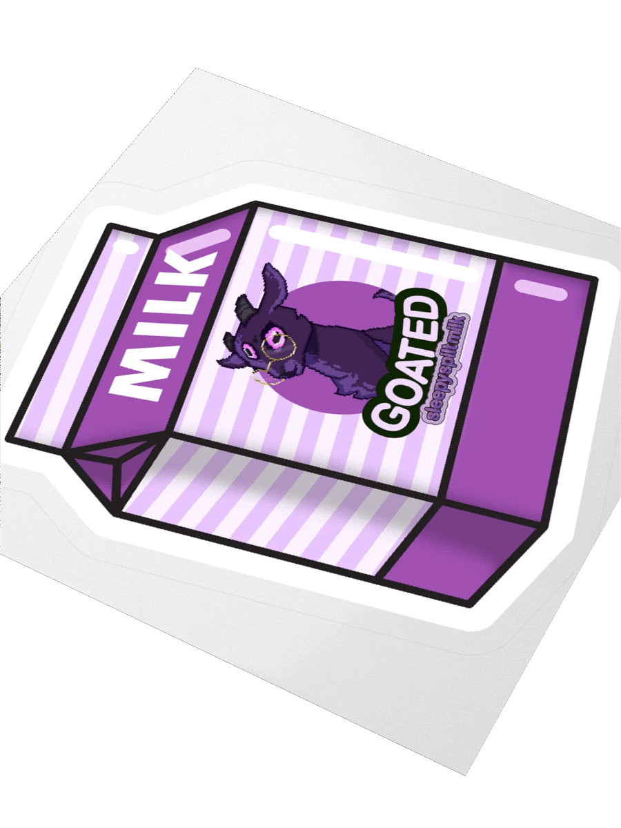GOATED MILK STICKER! product image (7)