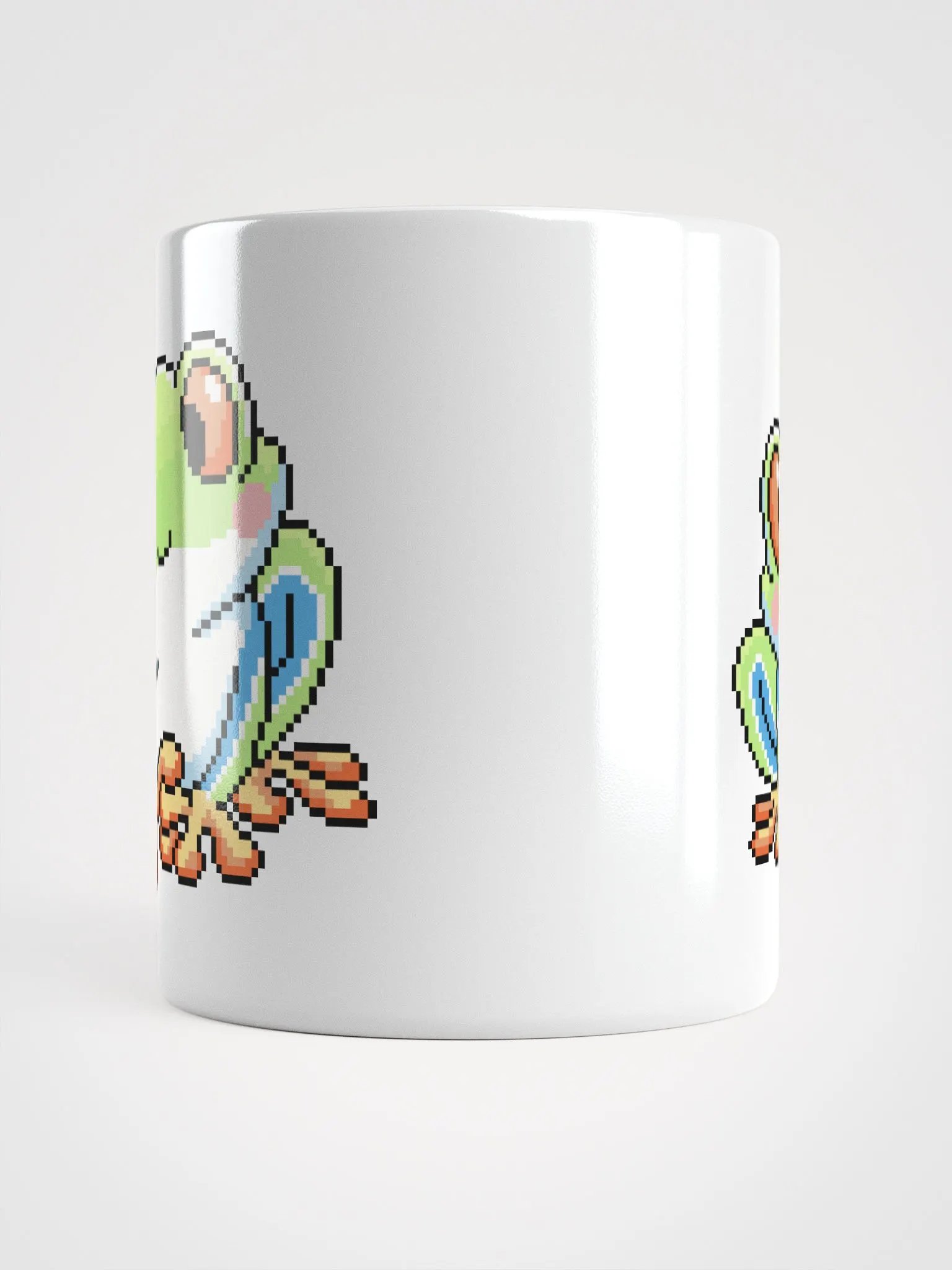 Light Green Rip the Frog White Glossy Mug product image (6)
