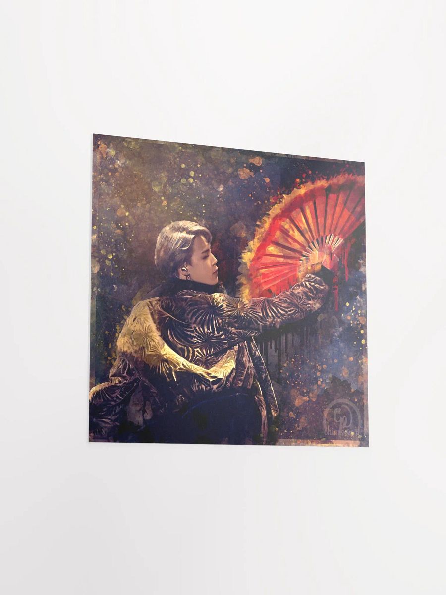 BTS - Jimin Iconic Fan Dance Print (Unframed) - Designed by ChimberArt product image (13)