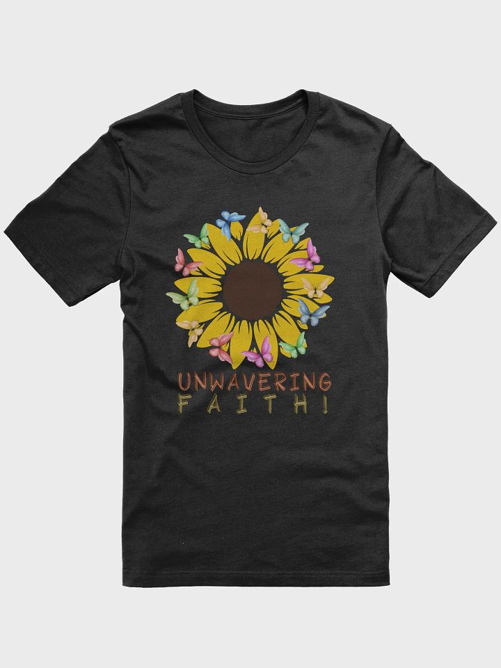 "Unwavering Faith Sunflower Tee" product image (5)