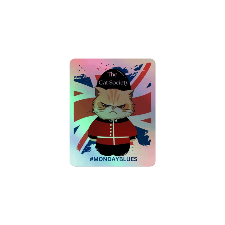 Grumpy Cat Guard Holographic Sticker Sheet product image (1)