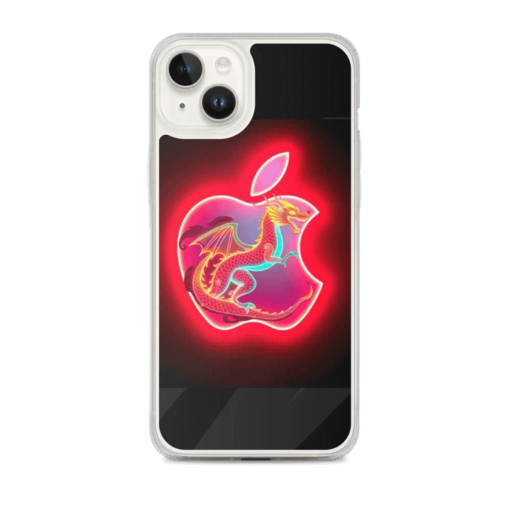 Neon Dragon Apple iPhone® MagSafe® Clear Case product image (1)