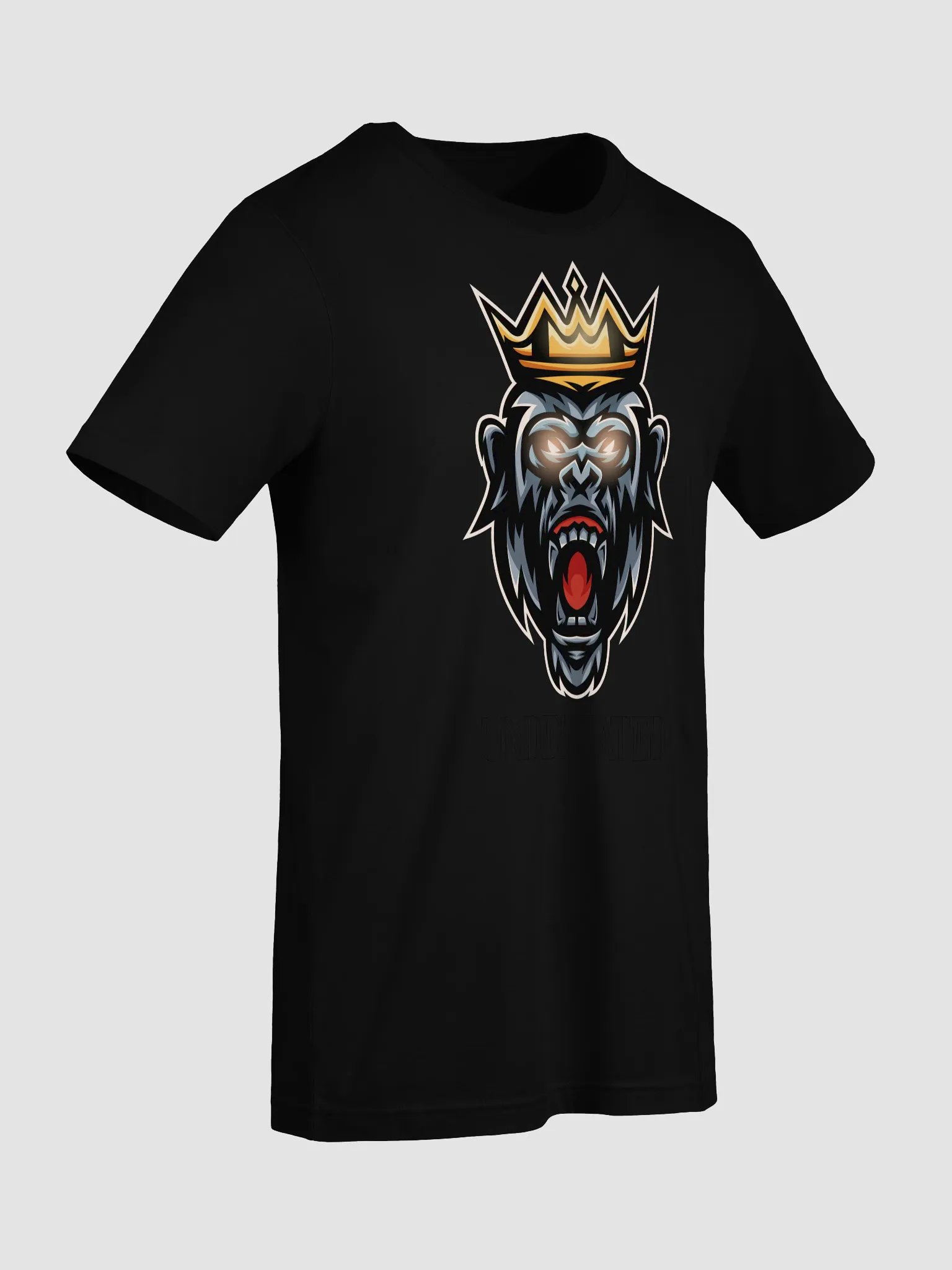 King Gorilla “Undefeated” Tee | Bold Primal Power on Bella + Canvas Unisex Shirt product image (79)