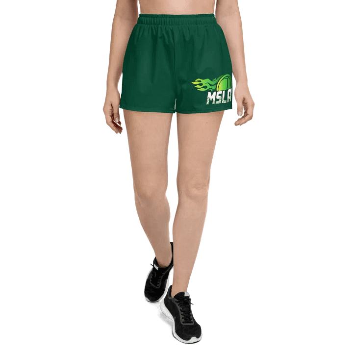 MSLA Green Women's Athletic Short Shorts product image (1)