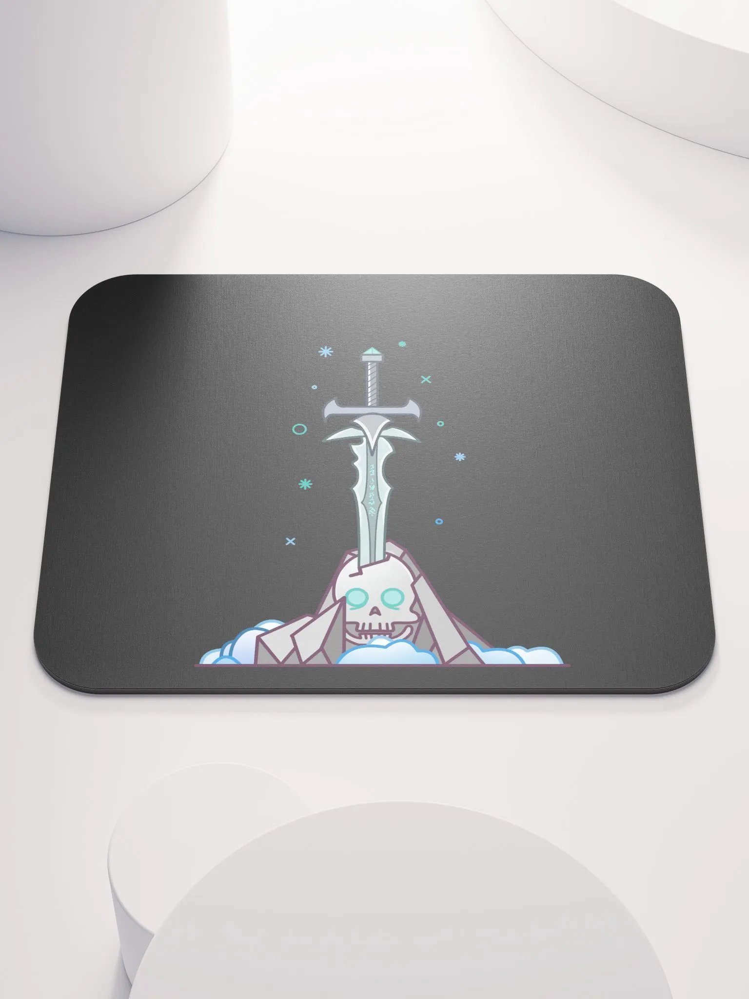 Sword in the Skull - Lich Variation - Mouse Pad product image (1)