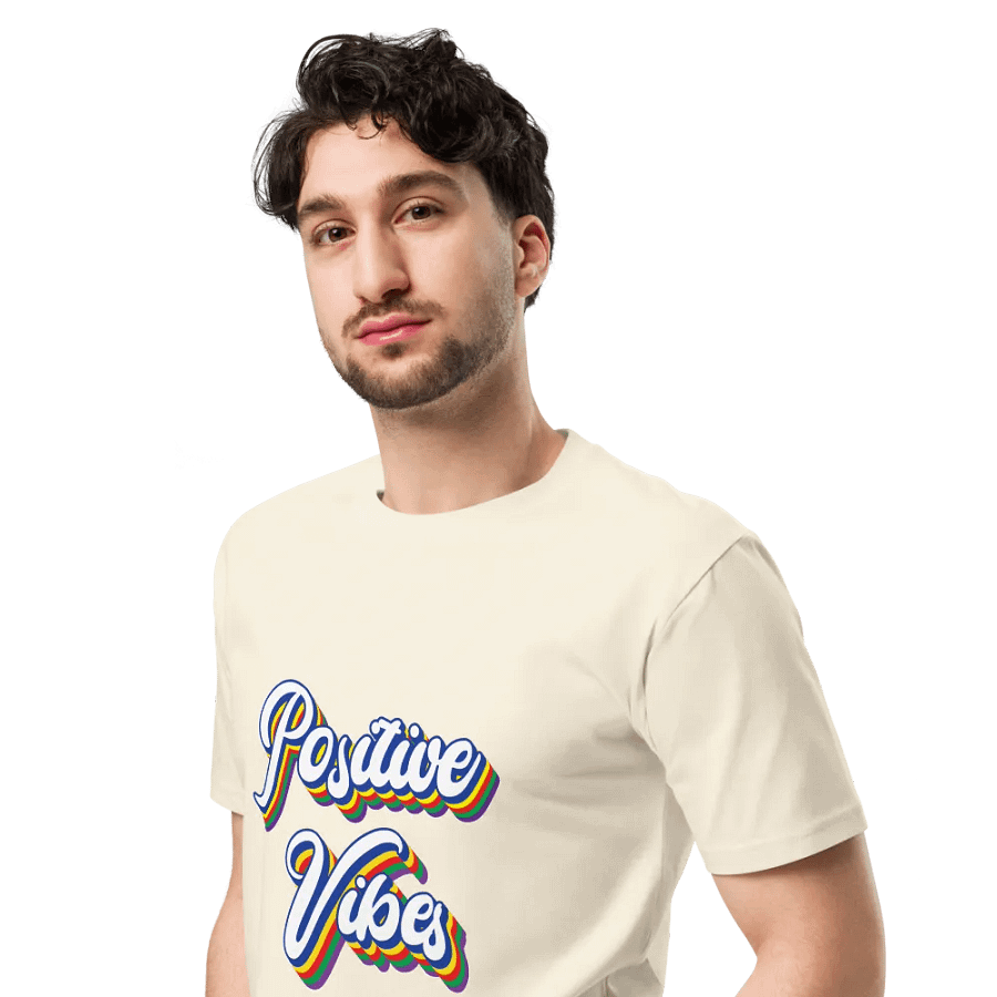 Positive Vibes Typography T-shirt product image (4)