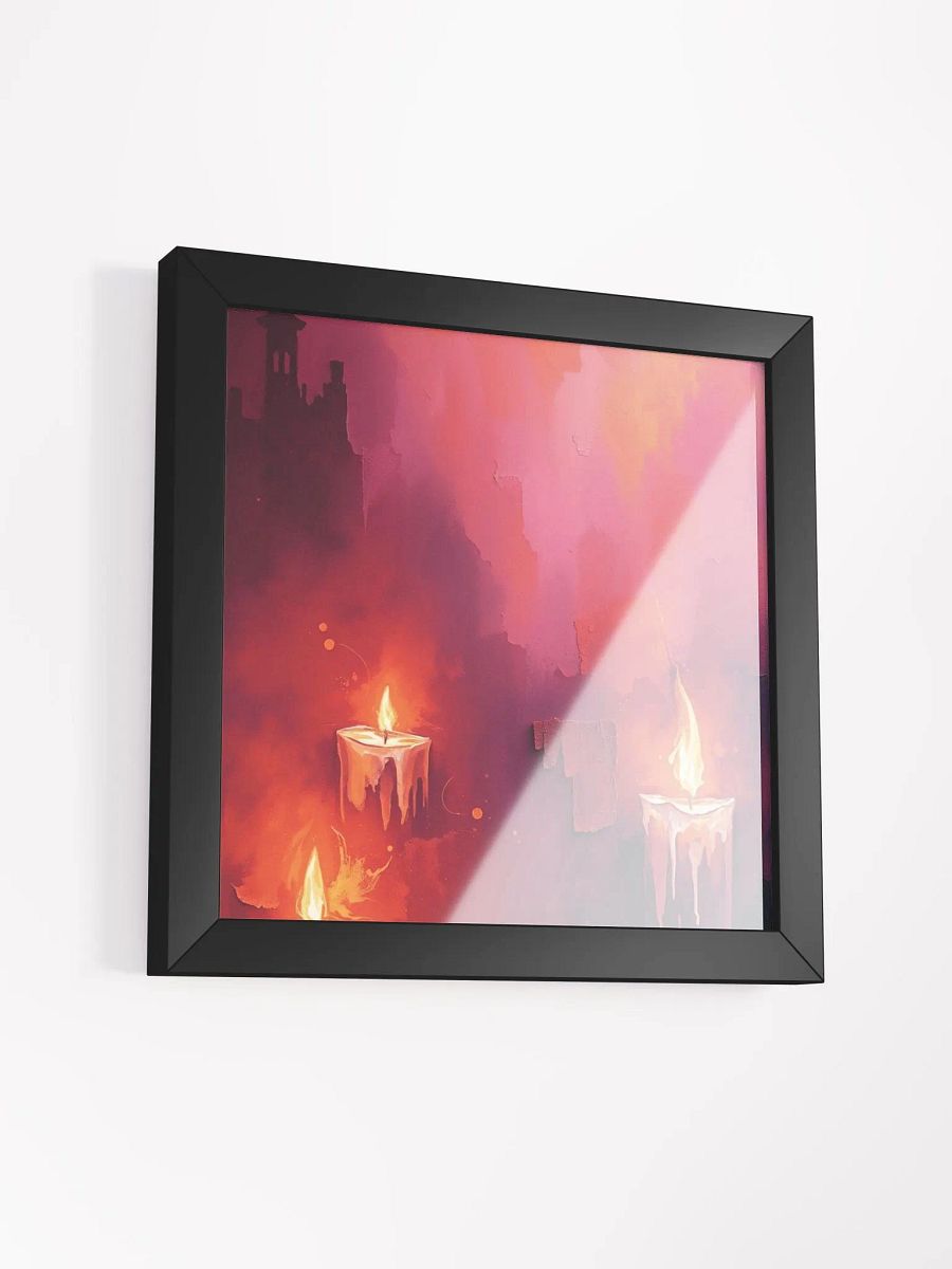 Abstract Candlelit Framed Print product image (22)