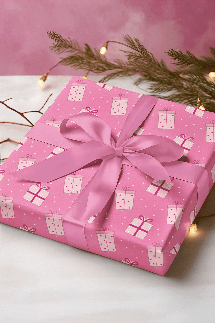 Pink Presents Wrapping Paper product image (1)