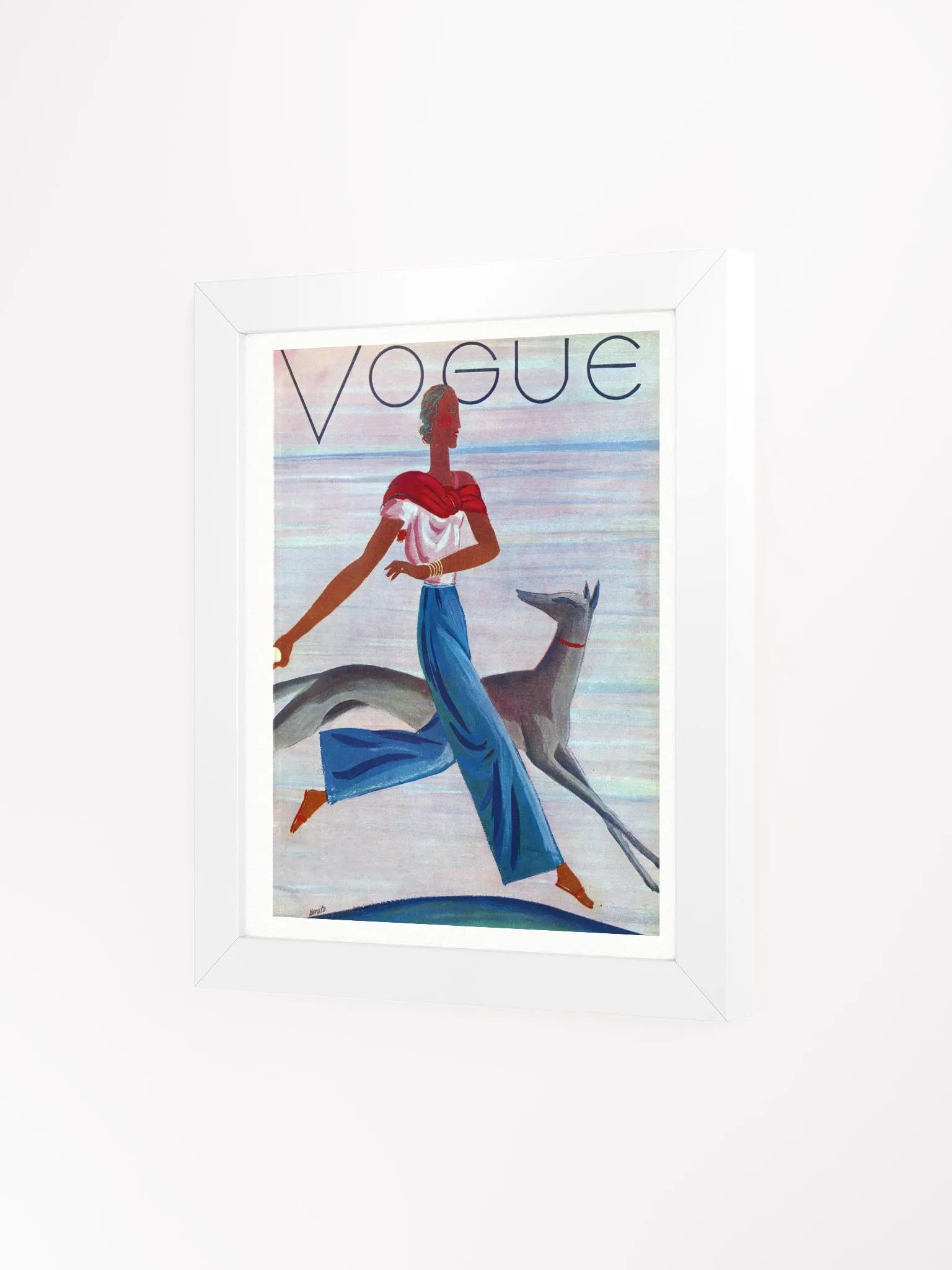 French Vogue Cover July 1930 by Eduardo Benito product image (19)
