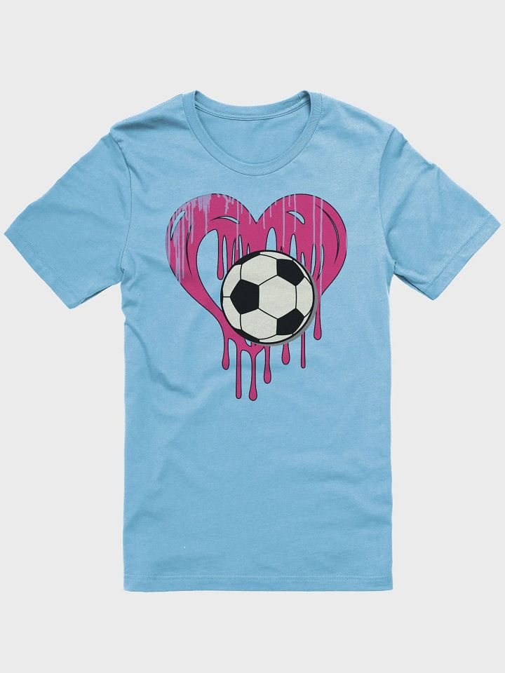 Heart Soccer Melting Love T-Shirt product image (31)