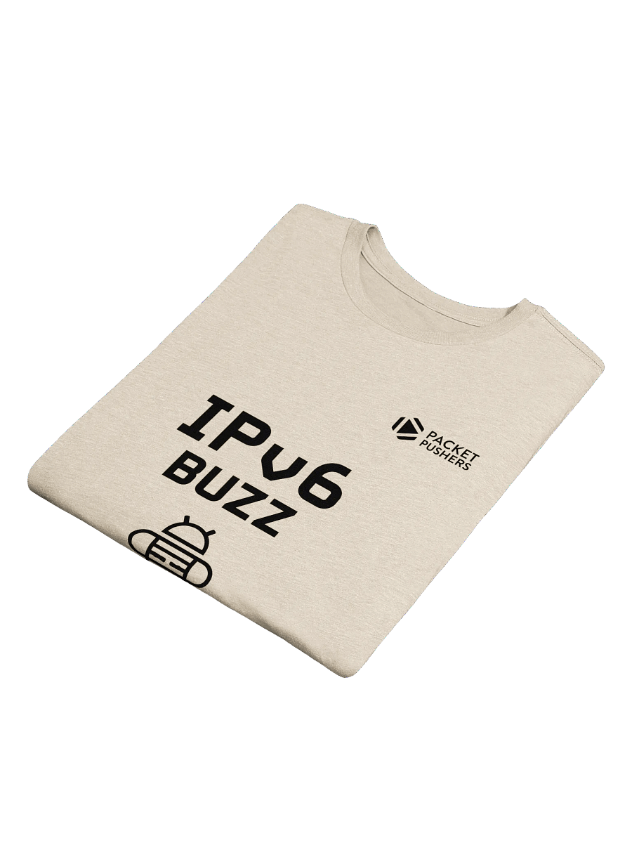 IPv6 Buzz Next Level Tee - Black Logo product image (20)